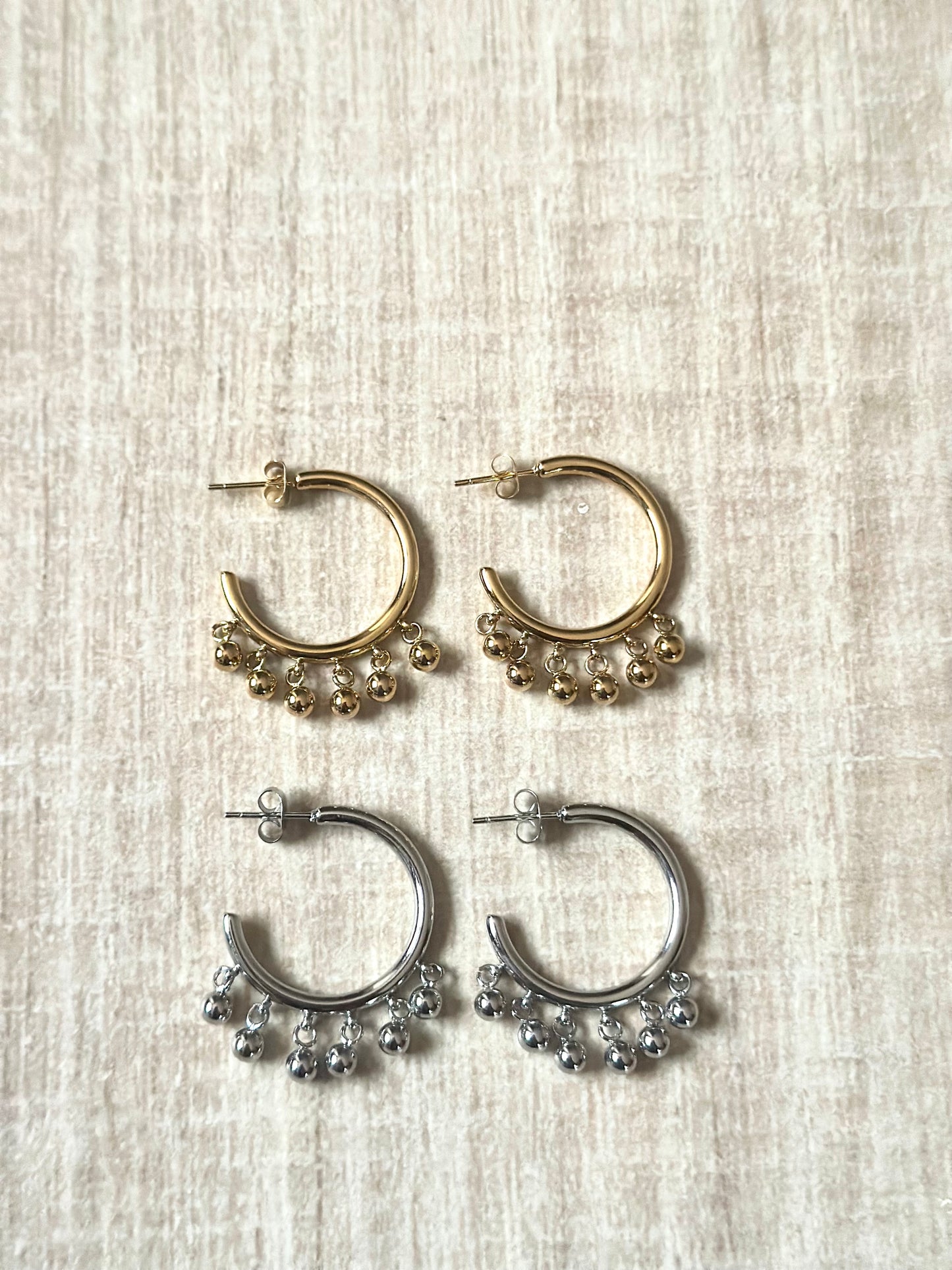 Boucles d’oreilles Créoles - 2 coloris