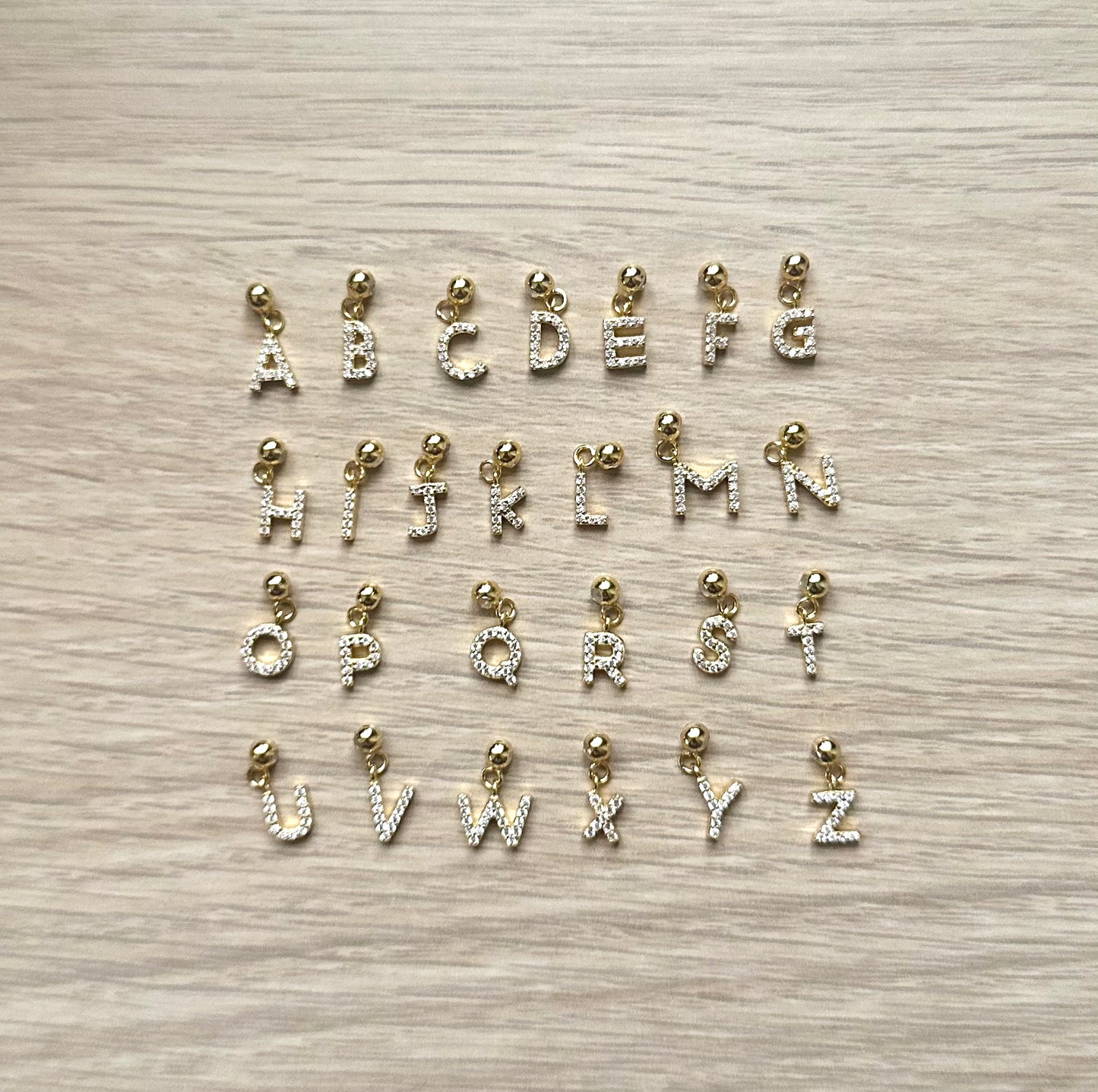 Collier Charms - Lettres