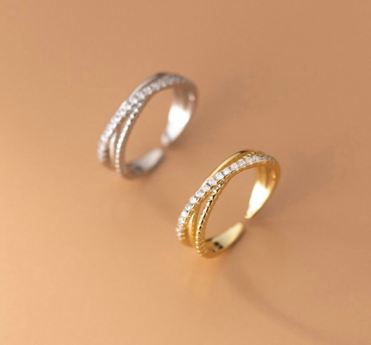 Bague Mina - Doré