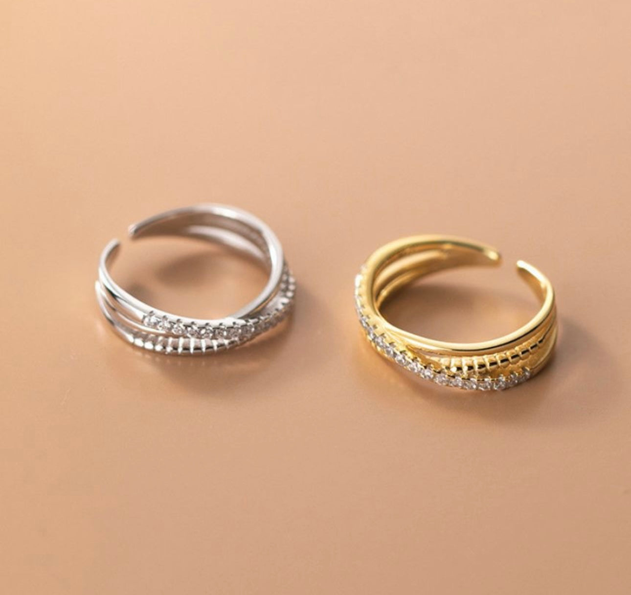 Bague Mina - Doré