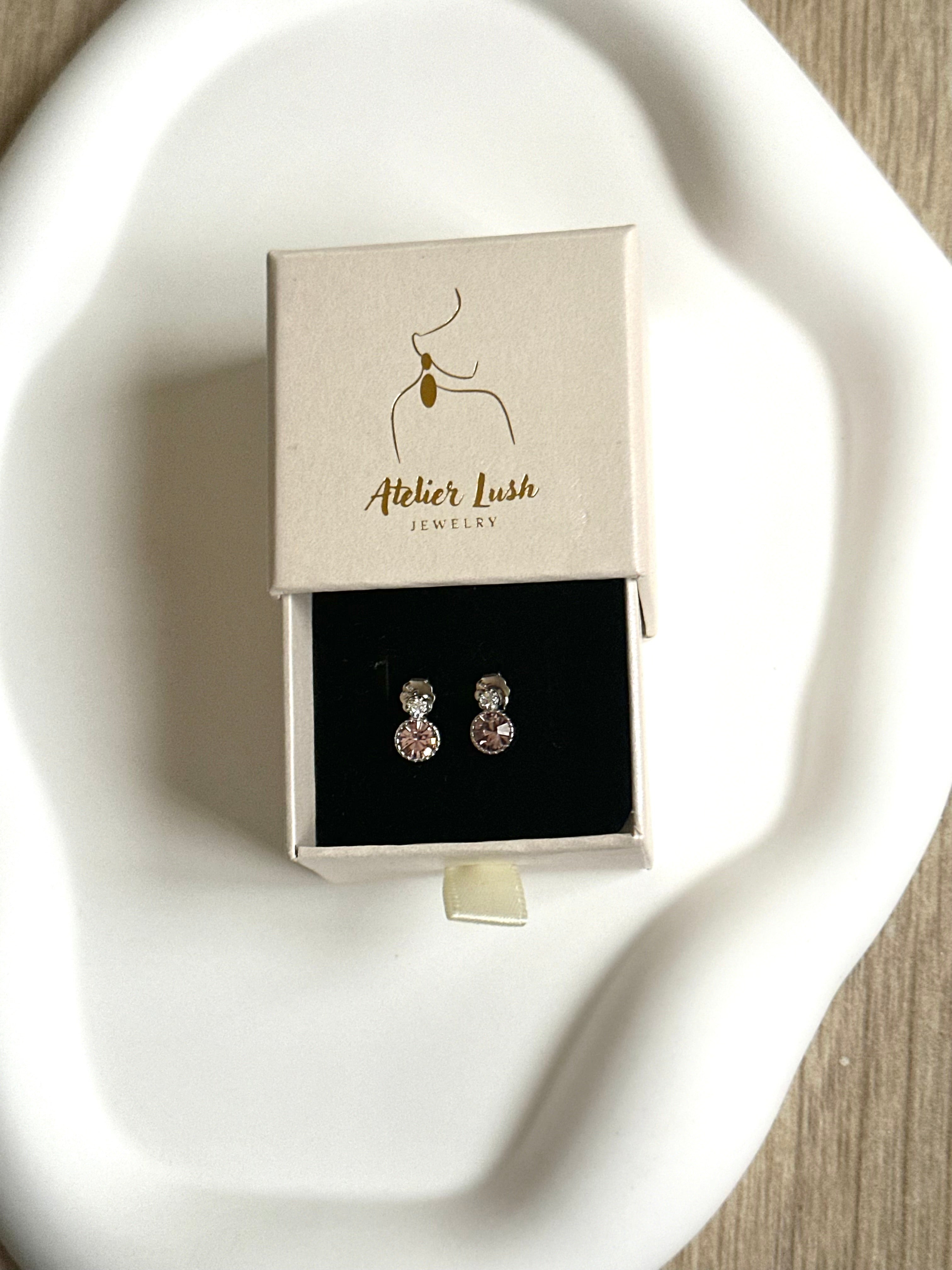 Boucles d’oreilles Roséa