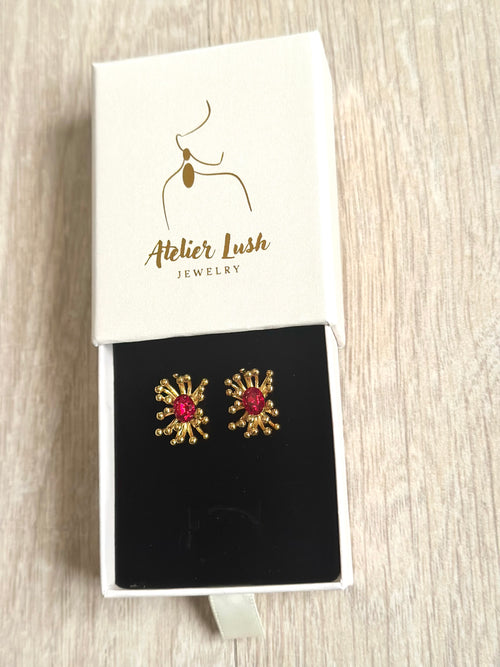 Boucles d’oreilles Ruby