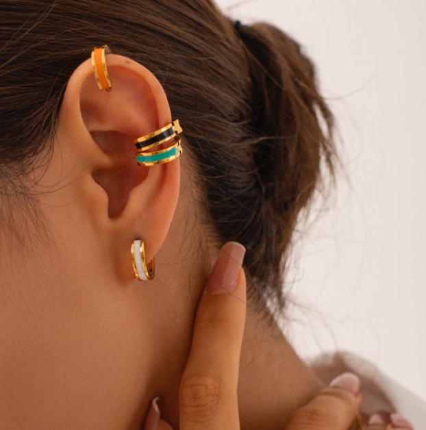 Boucles d'oreilles Cuff - 4 coloris