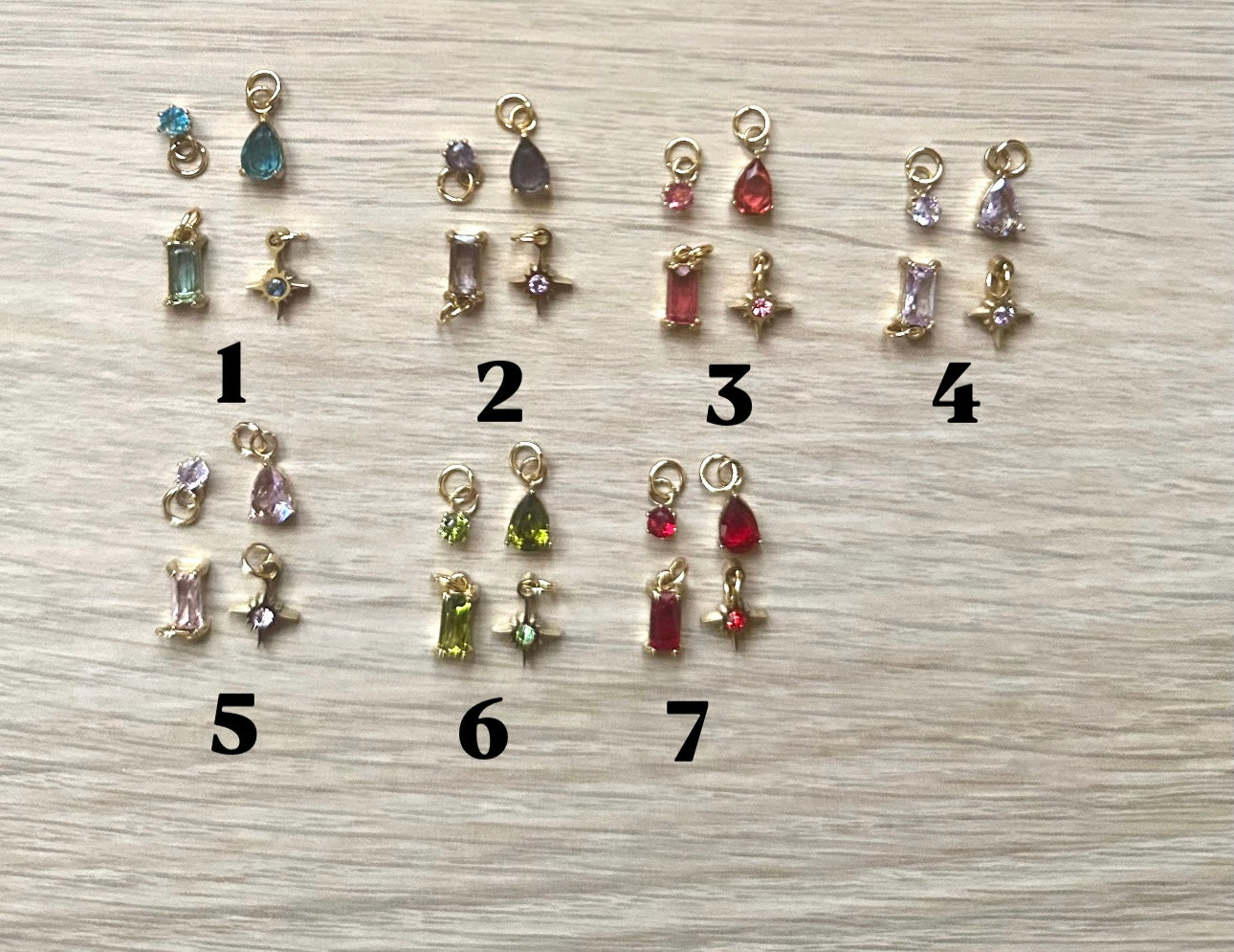 Charms Destiny - lot de 4