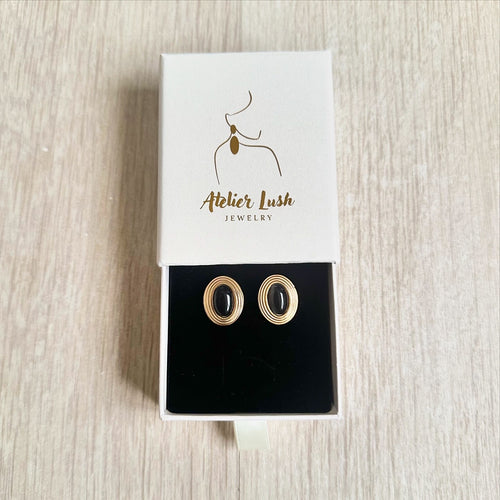 Boucles d’oreilles Oval