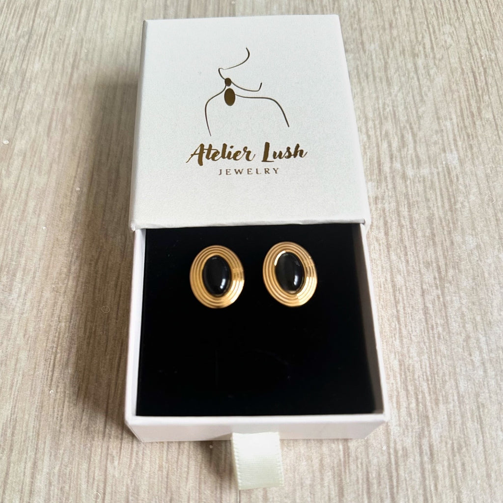 Boucles d’oreilles Oval