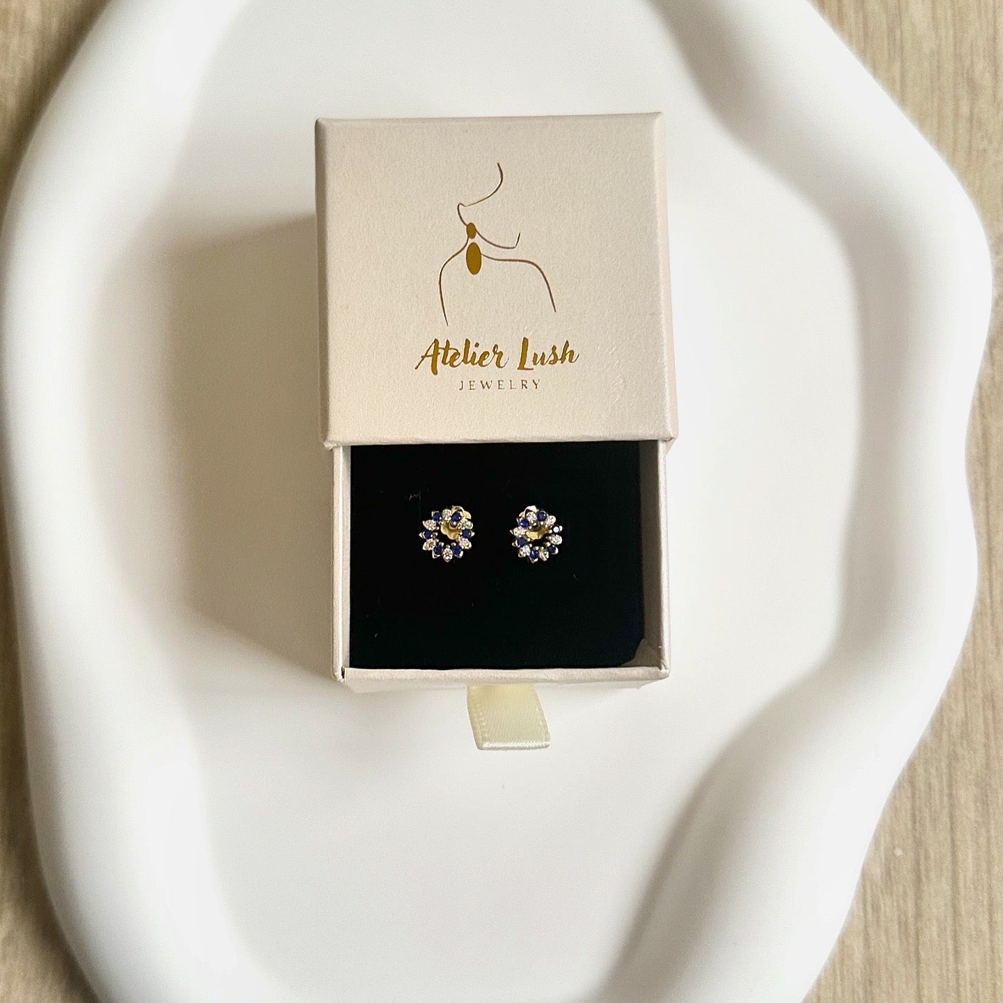 Boucles d’oreilles Indigo